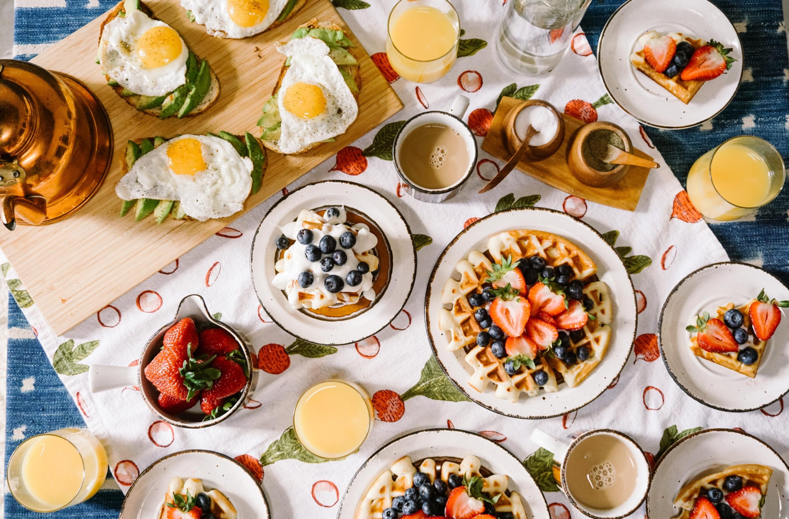 Breakfast Delight With Strawberry, Egg And Fruit – The Sharing Table